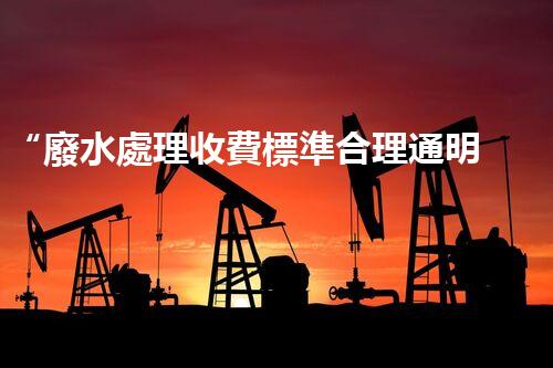 “廢水處理收費標準合理通明，助力綠色環(huán)保事業(yè)蓬勃進展”